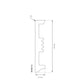 Plintă Arbiton STIQ XL STX810 albă 2200x80x15 mm