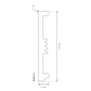 Plintă Arbiton STIQ XL STX110 albă 2200x100x15 mm