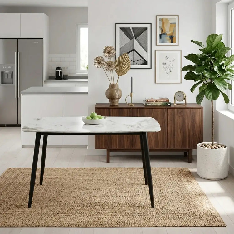 Masa fixa 137*75* 72 cm Ata,alb