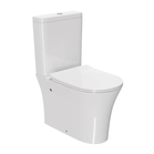 Set Wc Comfort Rimless Alb, 46cm, Scurgere Laterala-2