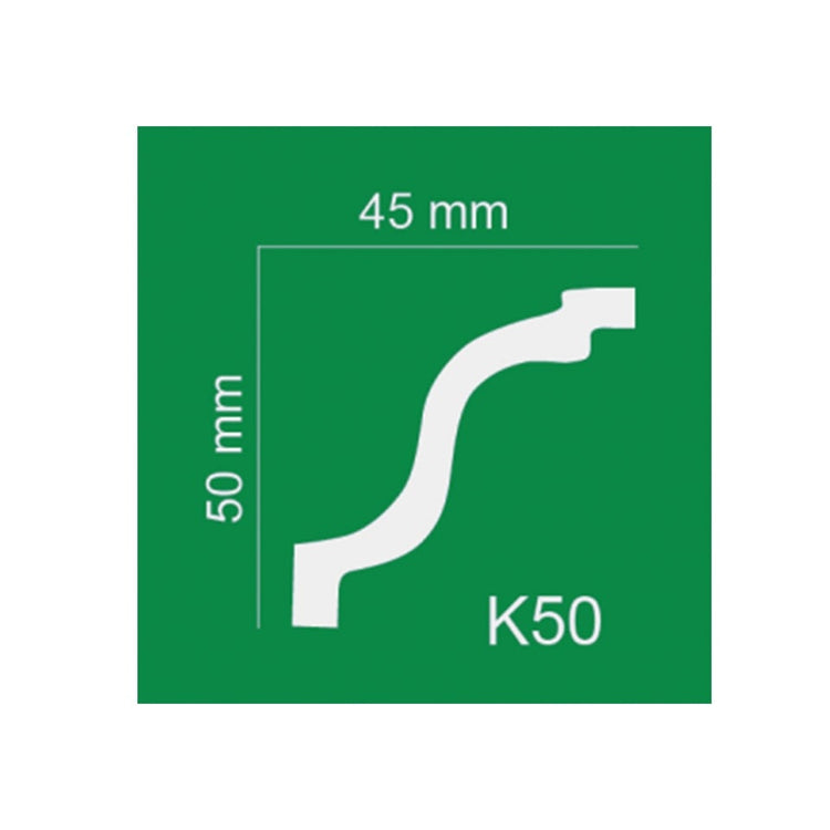 Profil polistiren k50 50x45mm 2m