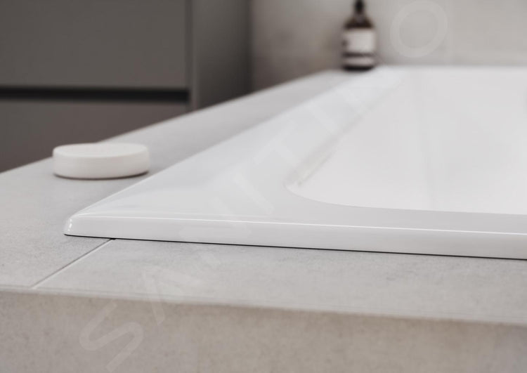 Cadă 170x75 cm, picioare incluse, albă S301-226