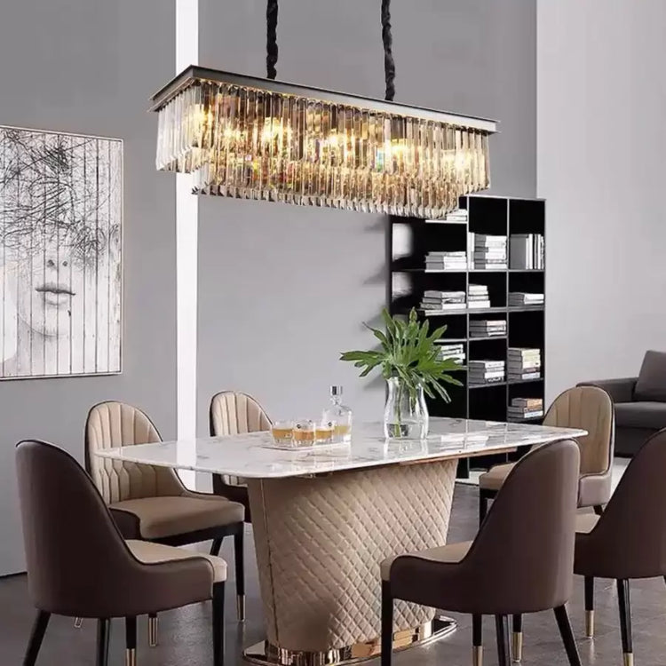 Candelabru Cristal Dakota 14x E14 Negru