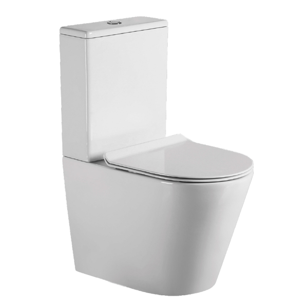 Set Verdi Rimless, Alb, 84x37x61 cm, (wc+rezervor+capac) S02010103P