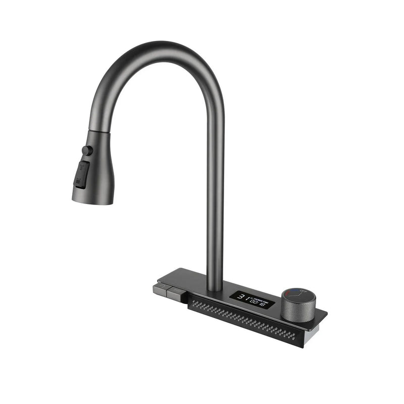 Chiuveta multifunctionala, bucatarie, otel inoxidabil, baterie dubla, accesorii incluse, scurgere cu tocator, Hausberg HBC-9950NG - La Cucu