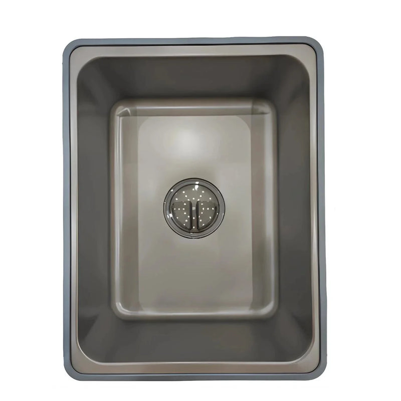 Chiuveta multifunctionala, bucatarie, otel inoxidabil, baterie dubla, accesorii incluse, scurgere cu tocator, Hausberg HBC-9950NG - La Cucu