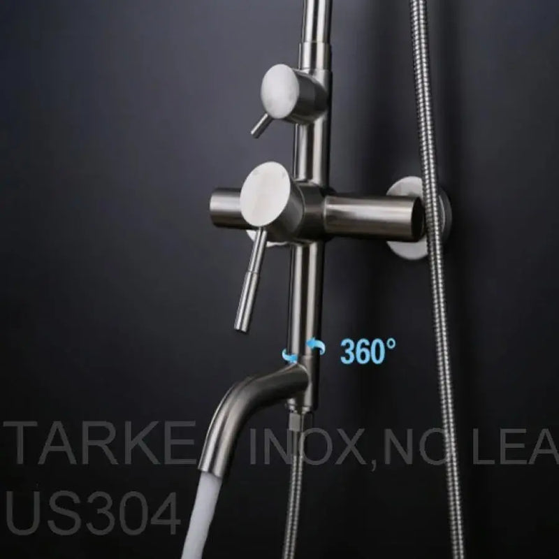 Coloana de Dus, Inox SUS304, Satinat, LY003-4