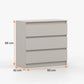 Comoda Solo 3s, 86x90x42 cm, casmir