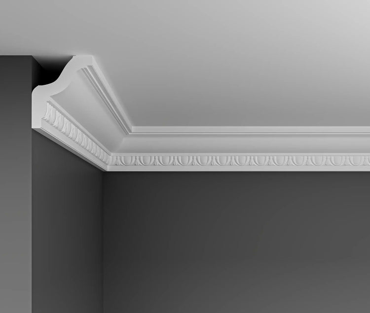 S8 - Cornisa polistiren cu model ALB 60x50x2000mm