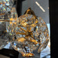 Candelabru Cristal LED KILKENNY Culmino, 144W, Lumina Neutra, Diametru 60cm, Auriu