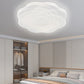 Plafonieră LED Floare 23 cm, 22W, 3000K / 4000K / 6000K, Alb, Metal si Acril