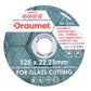 Disc diamantat pentru taiere sticla 125x1.2mm Draumet