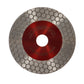 Disc profesional fagure pentru taiere ceramica dura, gresie portelanata, piatra naturala 125x1.6mm Draumet