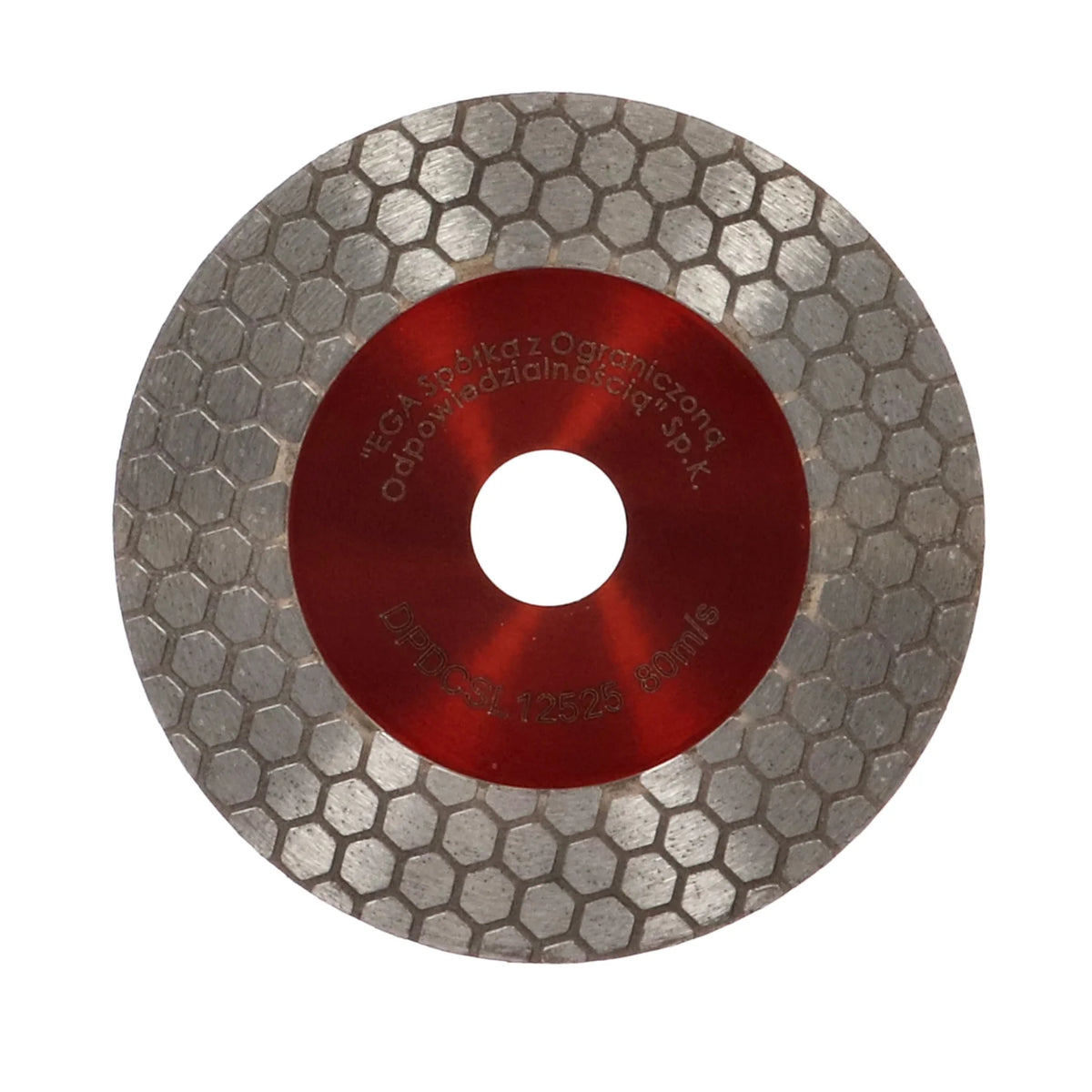 Disc profesional fagure pentru taiere ceramica dura, gresie portelanata, piatra naturala 125x1.6mm Draumet
