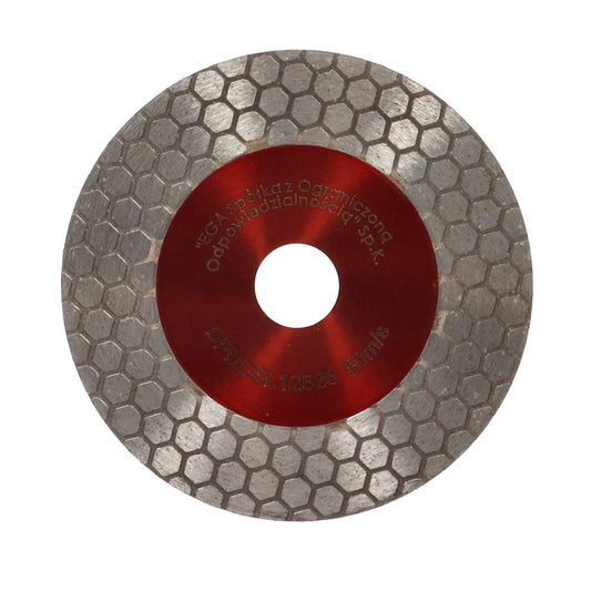 Disc profesional fagure pentru taiere ceramica dura, gresie portelanata, piatra naturala 125x1.6mm Draumet
