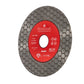 Disc profesional fagure pentru taiere ceramica dura, gresie portelanata, piatra naturala 125x1.6mm Draumet