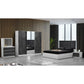 Dormitor Artis, alb/antracit