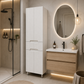 SERIA 033 - DULAP BAIE INALT MDF 60CM ALB