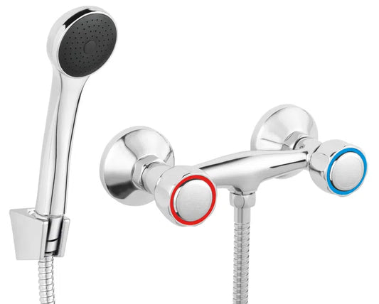 Baterie perete duș cu accesorii STANDARD