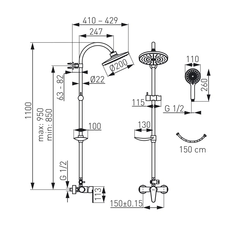 FERRO NP71-BAG7U BATERIE ALGEO + SET DE DUS DUAL N71-2