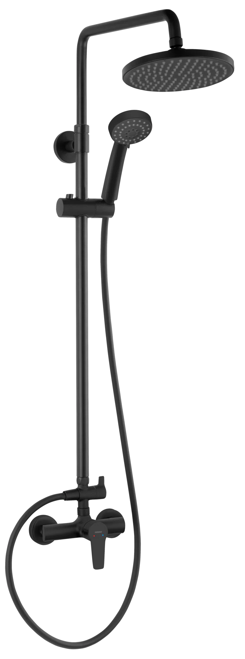Sistem de duș cu baterie duș și set complet duș RITTO BLACK-1