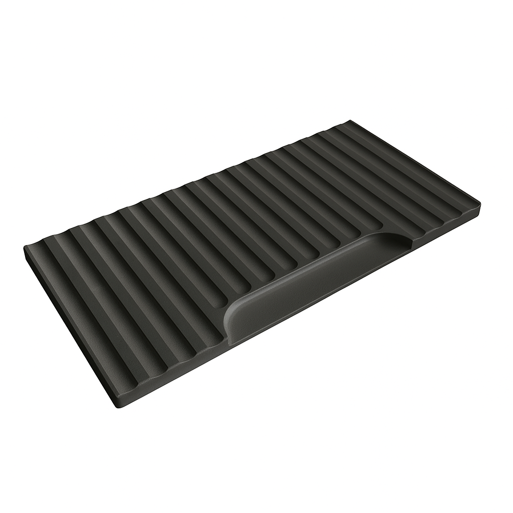 SERIA 033 - MOBILIER BAIE 120CM MDF NEGRU+LAVOAR GRANIT NEGRU/ALB