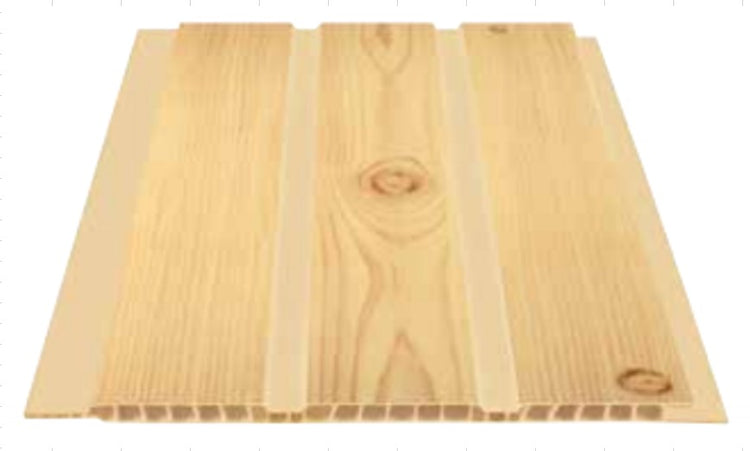 Lambriu PVC cu canale, Buker Pvc, F61, artar, 20 cm / 8 mm, 4 m, 8 m2/pachet
