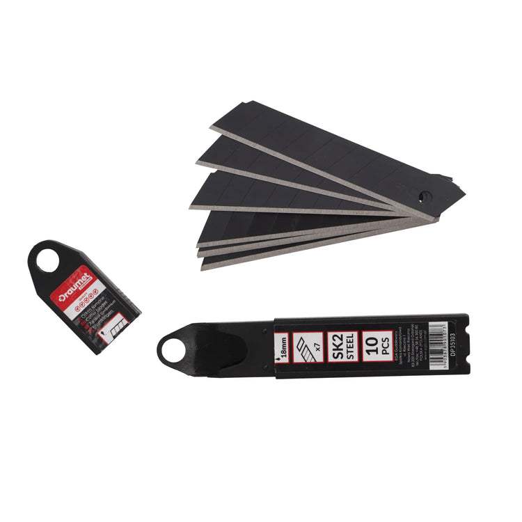 Lame cutter 18mm black SK2 10 buc/set Draumet