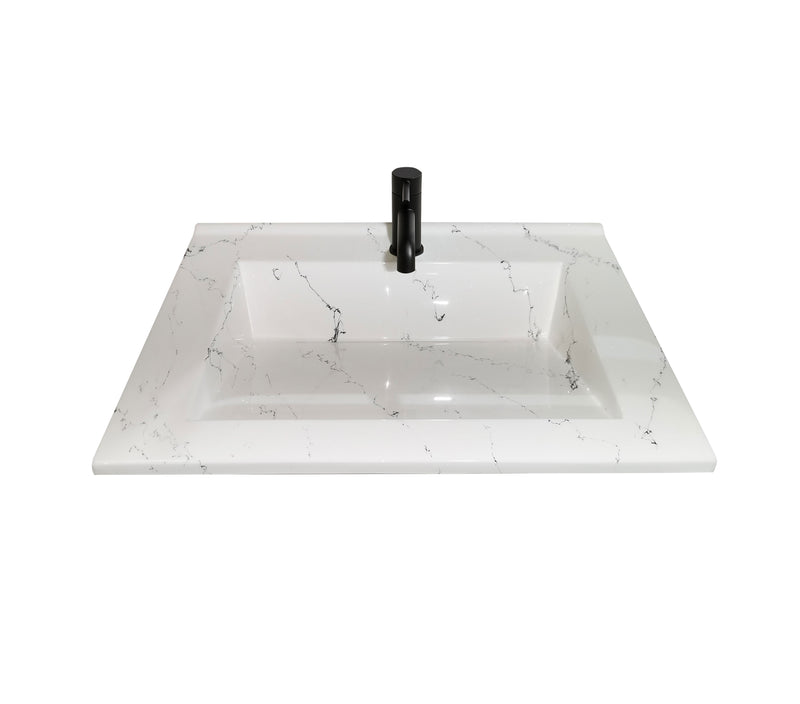 SERIA 486 - MOBILIER BAIE 60CM MDF ALB SERTARE + LAVOAR GRANIT ALB-3