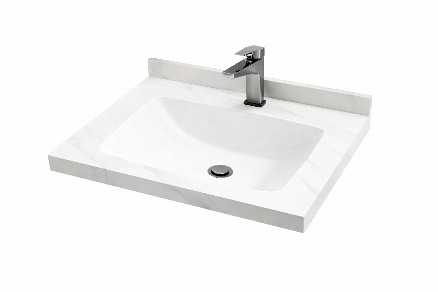 SERIA 886 - MOBILIER BAIE 60CM MDF ALB+LAVOAR GRANIT DUBAI