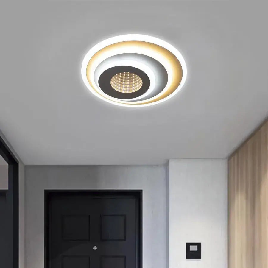 Lustra LED NEXA ROTUND 3D 38W, lumina Rece/Calda/Neutra, Alb