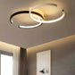 Lustra LED cu telecomanda VECTOR SEMIARC 40W, 2 Elemente, lumina Rece/Calda/Neutra, Dimabila, Negru Alb