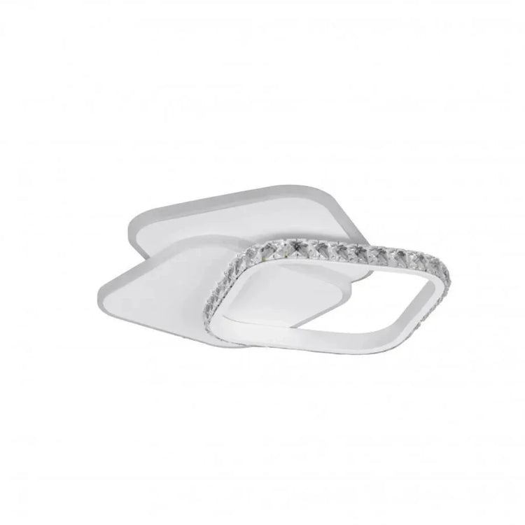 Lustra LED cu cristal ANASTASIA 17W, Diametru 30cm, lumina Rece/Calda/Neutra, Alb