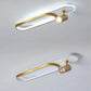 Lustra LED cu Proiector Reglabil FISSO Camilla, 49W, lumina Rece/Calda/Neutra, Auriu Lucios