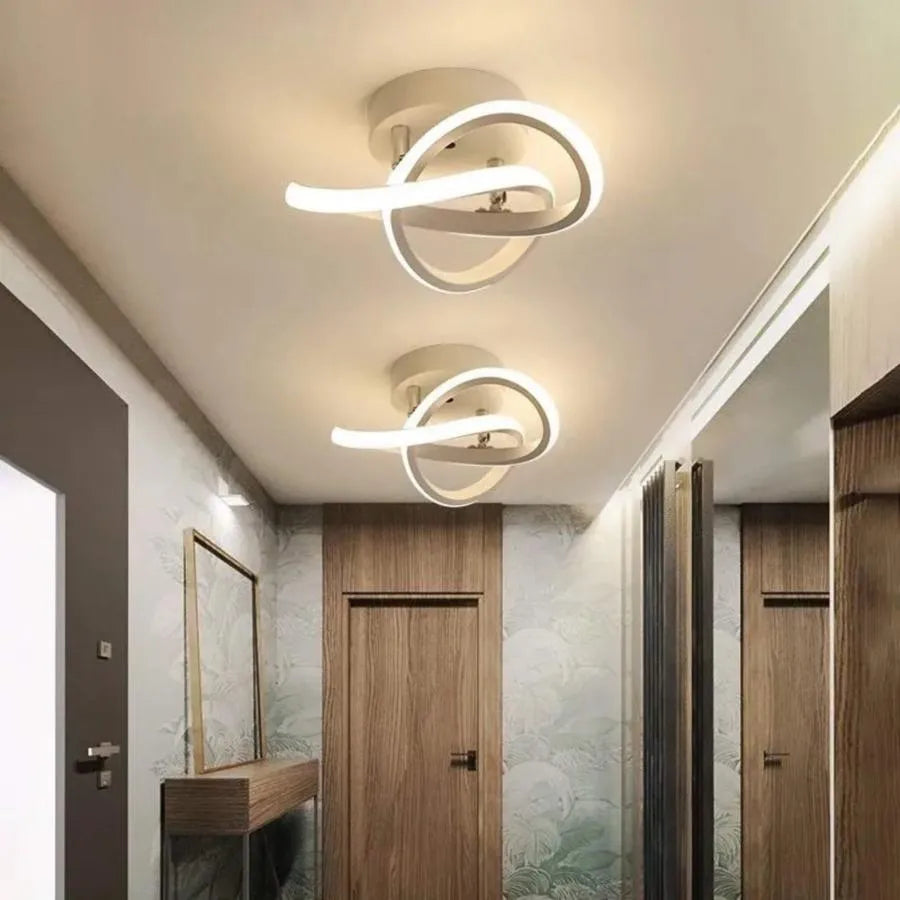 Lustra LED VERTEX Flow 24W, Diametru 25cm, lumina Rece/Calda/Neutra, Alb