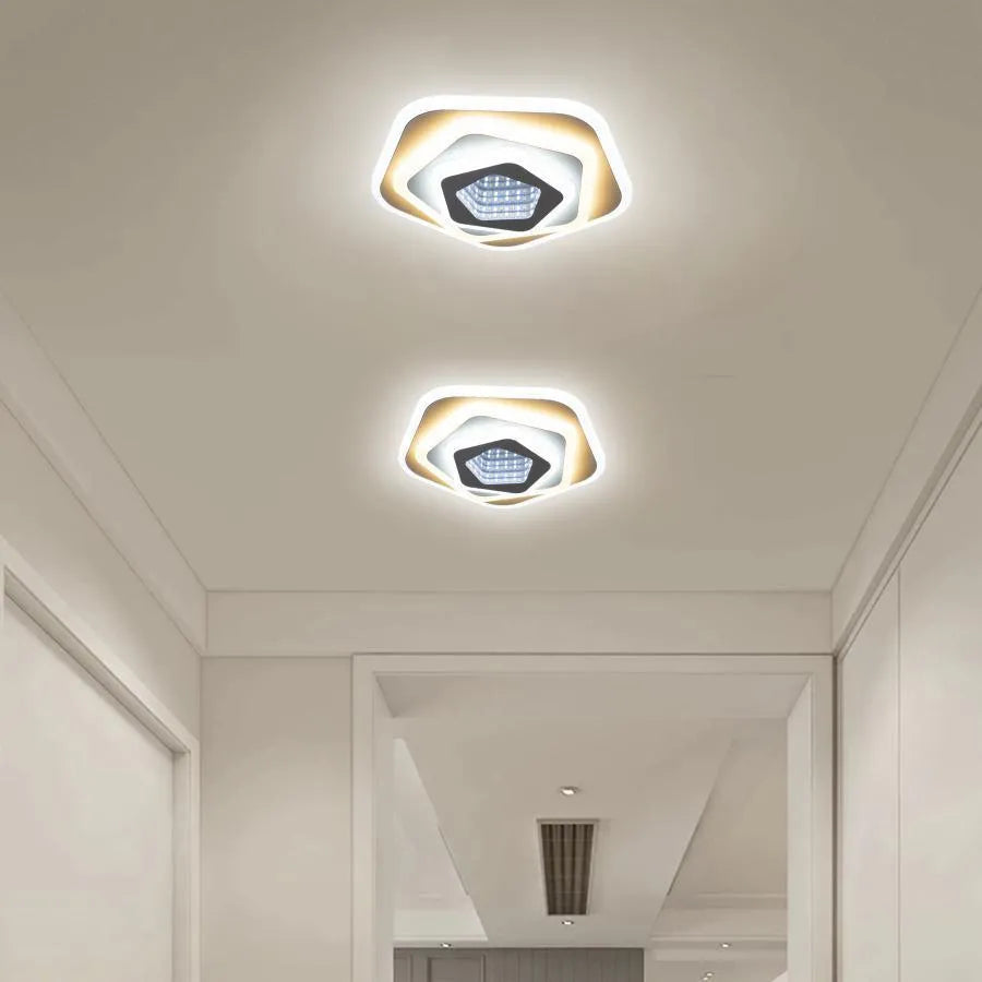 Lustra LED NEXA 3D 39W, Diametru 23cm, lumina Rece/Calda/Neutra , Alb