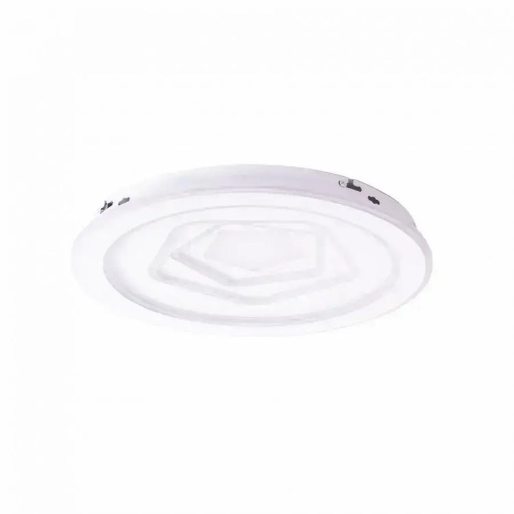 Lustra LED cu telecomanda MEIRA RGB, 180W, lumina Rece/Calda/Neutra, Dimabila, Alb