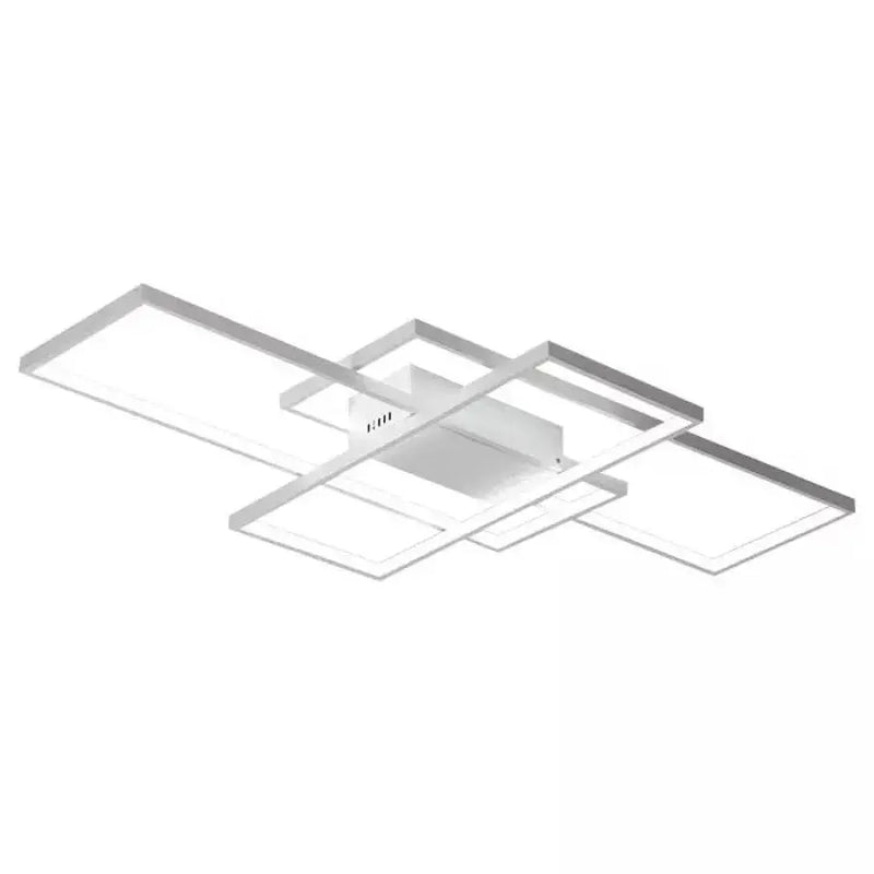 Lustra LED cu telecomanda LANDYN 78W, lumina Rece/Calda/Neutra, Dimabila, Alb-6