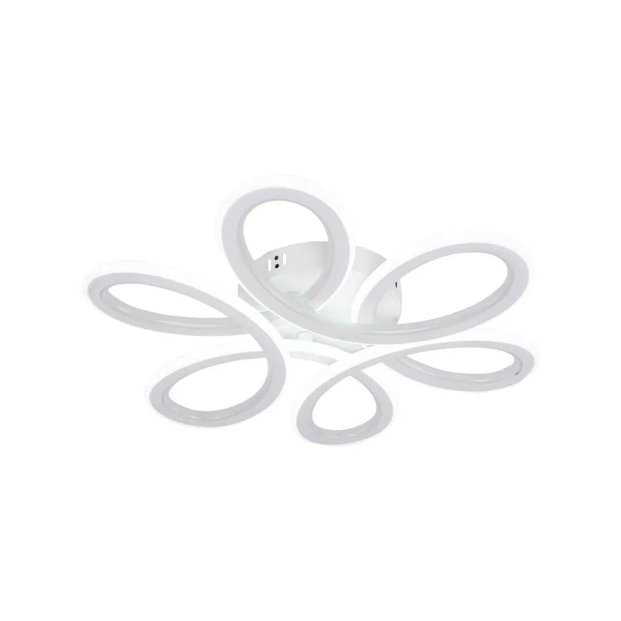 Lustra LED cu telecomanda ELIZA, 65W, lumina Rece/Calda/Neutra, Dimabila, Alb