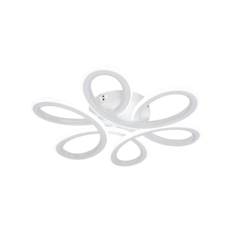 Lustra LED cu telecomanda ELIZA, 65W, lumina Rece/Calda/Neutra, Dimabila, Alb