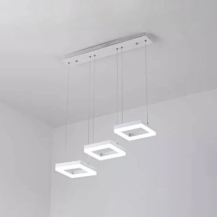 Lustra LED cu Telecomanda Ellie 42W Dimabila Alb 5711/3WH