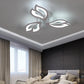 Lustra LED cu telecomanda LILY 40W, 3 Elemente, lumina Rece/Calda/Neutra, Dimabila, Alb