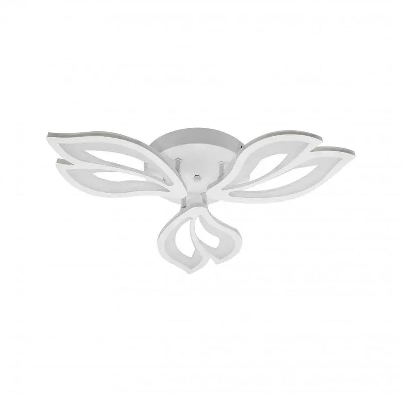 Lustra LED cu telecomanda LILY 40W, 3 Elemente, lumina Rece/Calda/Neutra, Dimabila, Alb-10