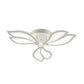 Lustra LED cu telecomanda LILY 40W, 3 Elemente, lumina Rece/Calda/Neutra, Dimabila, Alb