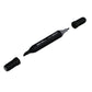 Marker permanent gros negru cu 2 varfuri Faster Tools