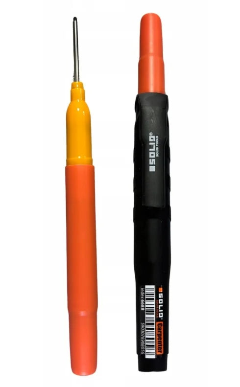 Marker permanent negru cu varf lung 1.3mm Solid Tools