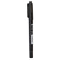 Marker permanent subtire negru cu 2 varfuri Faster Tools