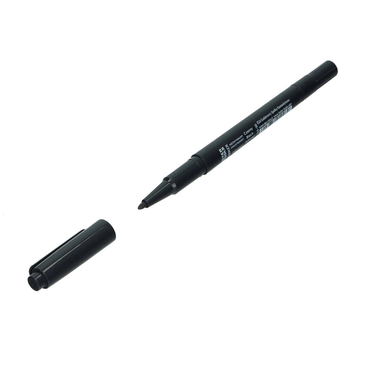 Marker permanent subtire negru cu 2 varfuri Faster Tools