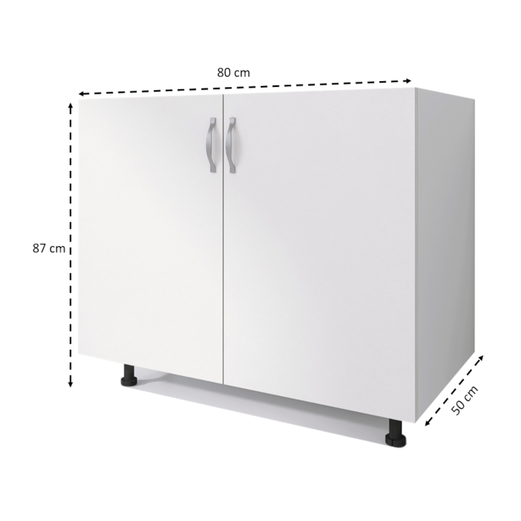 MASCA BUCATARIE ALBA 80X50CM