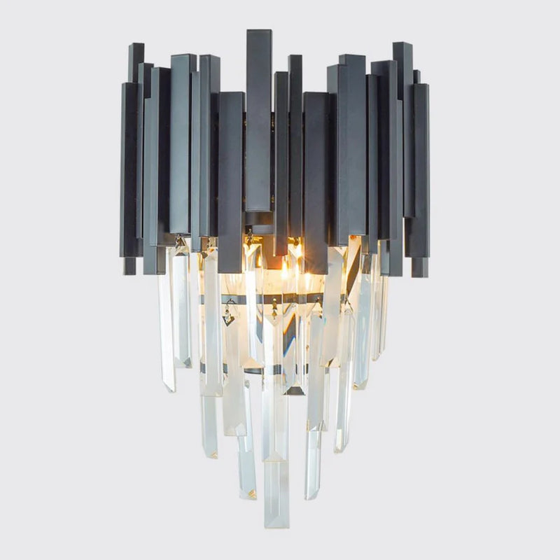 Aplica Candelabru Cristal BLOIS Piccolo, 2xE14, Negru-2